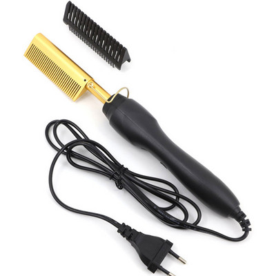 Hair Straightening Comb Portable Hair Iron Straightener Home Heating Comb Straightener Electric Hair Straightener Brush