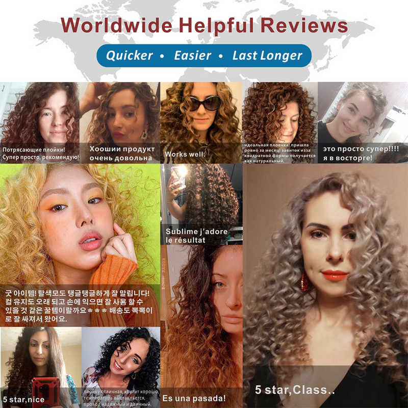 9 mm Super Slim MCH Tight Curls Wand Ringlet Afro Curls Uvijač za kosu Uvijač za kosu Štapići Kovrče