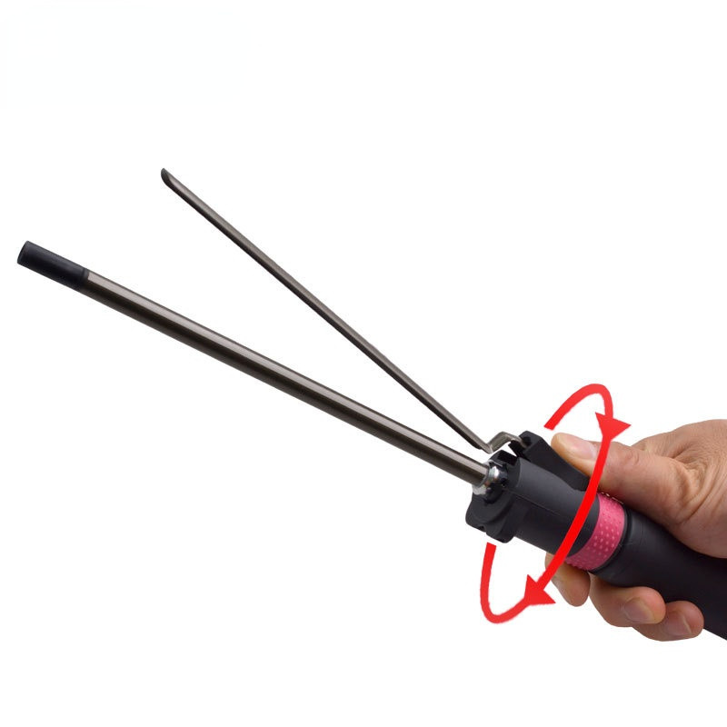 Profesionalni keramički uvijač za kosu Rotirajući štapić za uvijače LED štapići Uvijači za kosu Alati za oblikovanje kose 240 V EU utičnica