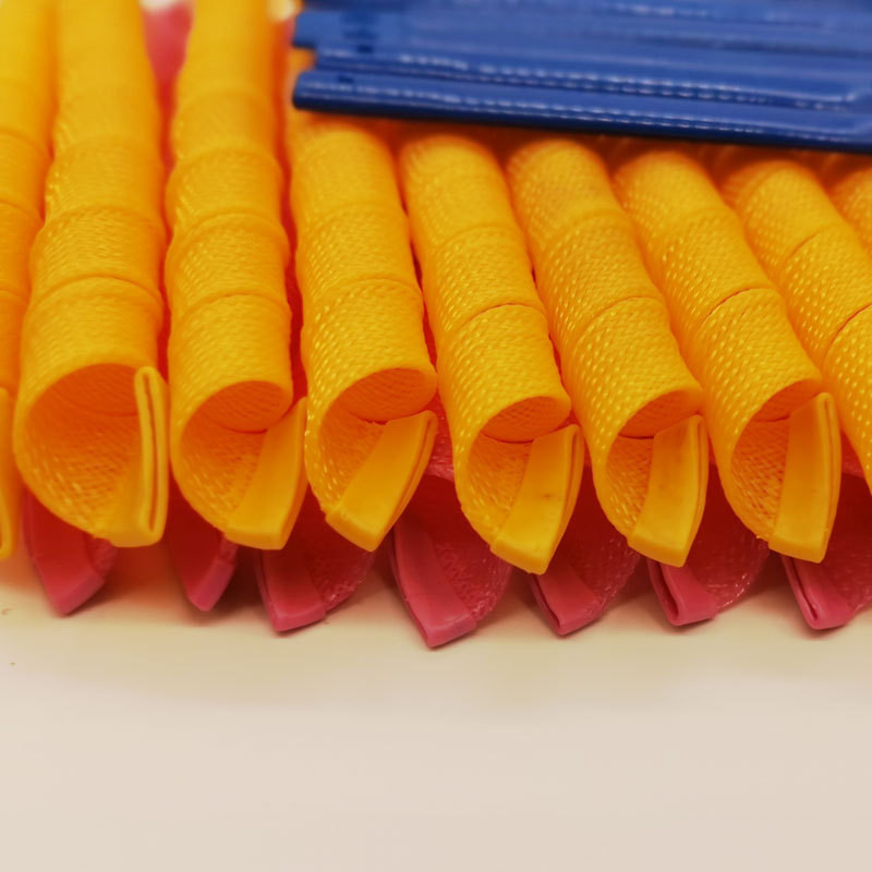 Uvijači za kosu Puževi oblik ne valoviti 10 komada 4 štapića Spiralne okrugle kovrče Uvijač za kosu Mekani uvijač za kosu Bendy uvijači za kosu