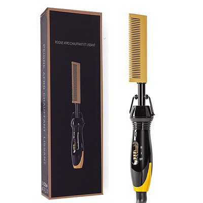 Četka za ravnanje kose Pegla za glačanje Vruće grijanje Češalj pritiskanje Ravna kosa Uvijač za kosu električni češalj