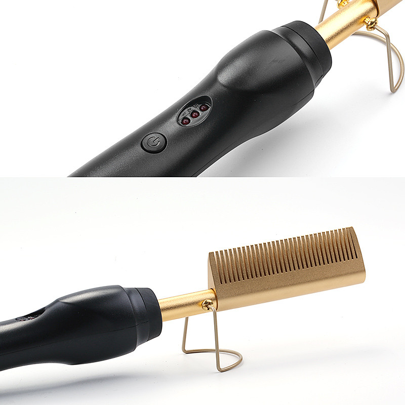 Četka za ravnanje kose Pegla za glačanje Vruće grijanje Češalj pritiskanje Ravna kosa Uvijač za kosu električni češalj