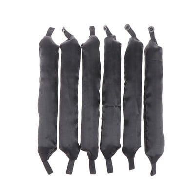 6kom mekani satenski jastuci Valjci Valjci za kosu Sleep Alati za oblikovanje kose Flexi šipke Curl Flexi šipke Uvijači za kosu Čarobni za žene ili djecu