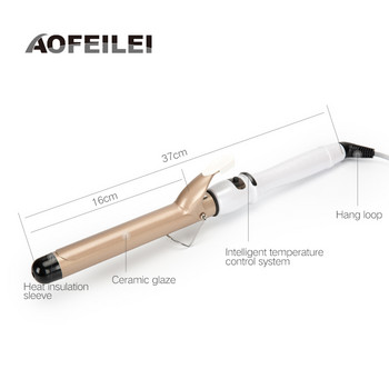 Aofeilei 19-38mm Κεραμικά Ηλεκτρικά Σίδερα Μαλλιών 38mm Σίδερο για Μπούκλες Μεγάλες Μπούκλες 19mm Σίδερο για Μπούκλες 25mm Σίδερο για μπούκλες 32mm 28mm