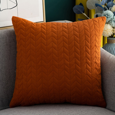 Prošivena baršunasta jastučnica, jastučnice, jastučnice za kućne dekoracije, jastučnice, jednostavne jastučnice, ukrasne 45 cm