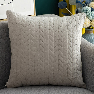 Prošivena baršunasta jastučnica, jastučnice, jastučnice za kućne dekoracije, jastučnice, jednostavne jastučnice, ukrasne 45 cm