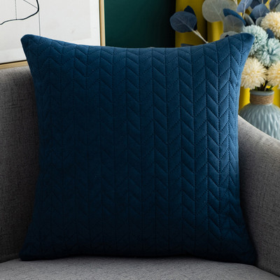 Prošivena baršunasta jastučnica, jastučnice, jastučnice za kućne dekoracije, jastučnice, jednostavne jastučnice, ukrasne 45 cm