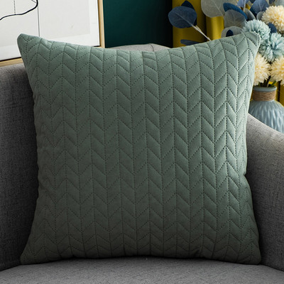 Prošivena baršunasta jastučnica, jastučnice, jastučnice za kućne dekoracije, jastučnice, jednostavne jastučnice, ukrasne 45 cm