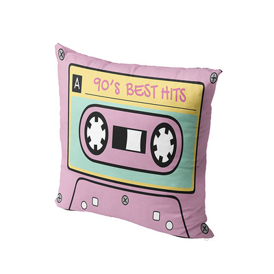 Vintage kazete Jastučnica za kauč Zabavni dizajn Jastuk za kauč Dvosmjerni ispis Bacita jastučnica Dekoracija za vjenčanje