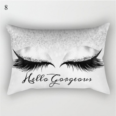 Față de pernă personalizată pentru gene, elegantă, simplă, cu toate potrivirile, fete de pernă decorative, la modă, tipărire a genelor, husă de pernă