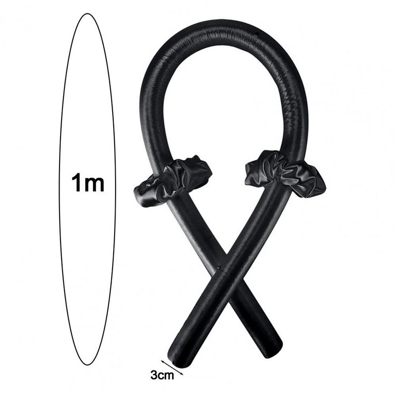 Noderīgs matu lokošanas stienis Efektīvs matu lokotājs Regulējams bezkarsējošs stilīgs galvas stīpas ruļlis