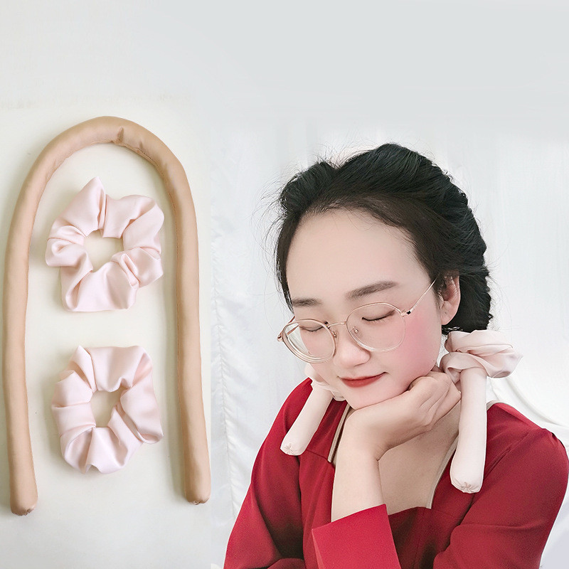 Slik, satin, fără căldură, ondulator de păr, pentru femei, înfășurare de păr, panglică pentru ondulare, pentru fete, pentru șlefui, accesorii pentru păr