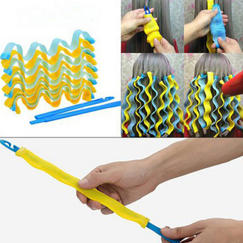 12 τμχ/Σετ DIY Magic Hair Curler Portable Soft Curler Heatless Curls Products Hair curler for Women Rollers Hair Easy Styling