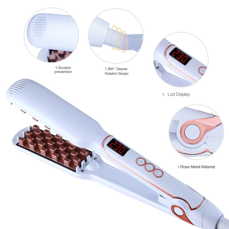 Pegla za kosu Corn Curly new Styling Wave Curling Volumizing Hair Curler Corgrugation Iron Crimping Hairs Crimper Tools For Hai