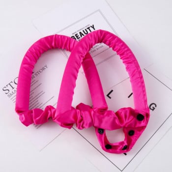 Високо качество Heatless Curl Ribbon копринена лента за къдрене коса за жени Hair Curl Heatless Curl лента лента за глава Lazy Curler