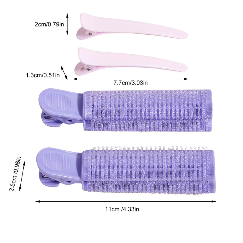 2 kom. Šiške Korijen kose Pahuljaste kopče za kosu Lagodne kopče za kosu Top Styling Curling Bačva Prijenosne korejske kopče za kosu Uvijači za kosu