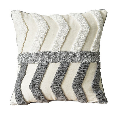 Boho Tufted párnahuzat 45X45/30X50cm Dekoráció Maison Morocco Nordic Style pamut párnahuzat szék kanapéhoz Ingyenes szállítás