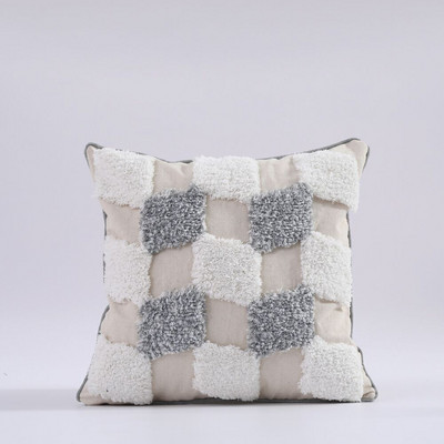 Boho Tufted párnahuzat 45X45/30X50cm Dekoráció Maison Morocco Nordic Style pamut párnahuzat szék kanapéhoz Ingyenes szállítás