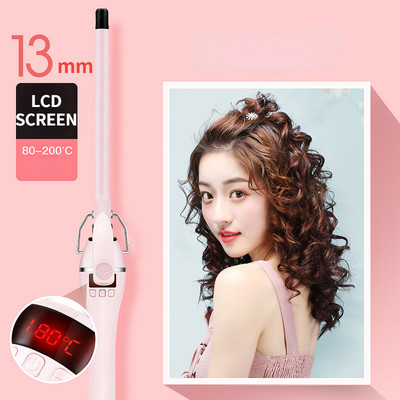 Novi dolazak 9 mm uvijač za kosu LCD ekran Vuneni uvijač za kosu Keramički Teddy Superfine Frizerski alati za trajnu Uvijači za kosu Uvijači