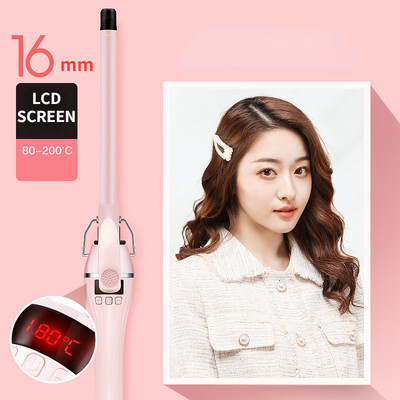 Novi dolazak 9 mm uvijač za kosu LCD ekran Vuneni uvijač za kosu Keramički Teddy Superfine Frizerski alati za trajnu Uvijači za kosu Uvijači