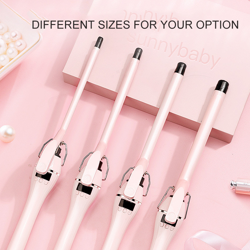 Novi dolazak 9 mm uvijač za kosu LCD ekran Vuneni uvijač za kosu Keramički Teddy Superfine Frizerski alati za trajnu Uvijači za kosu Uvijači