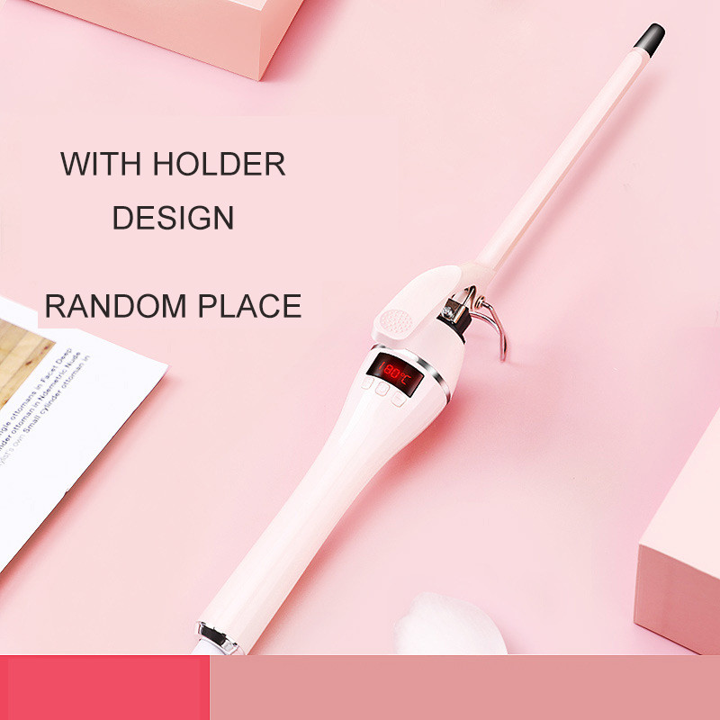 Novi dolazak 9 mm uvijač za kosu LCD ekran Vuneni uvijač za kosu Keramički Teddy Superfine Frizerski alati za trajnu Uvijači za kosu Uvijači