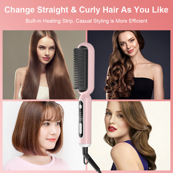 2022 Hot Comb Βούρτσα ισιώματος μαλλιών κατά του ζεματίσματος Βούρτσα ισιώματος μαλλιών αρνητικού ιόντος Επαγγελματικά εργαλεία styling