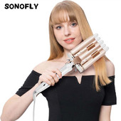 SONOFLY 22 mm-es öthordós hajcsavaró elektromos professzionális fodrászat hajsütővas hajformázó eszközök minden hajtípushoz JF-570