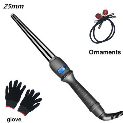 Instrumente de coafat ceramice Fier de ondulat profesional ondulator de păr Con de flori de pere Ondulator de păr electric Roller Baghetă de ondulare