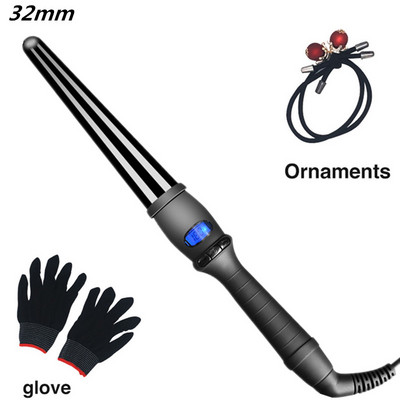Instrumente de coafat ceramice Fier de ondulat profesional ondulator de păr Con de flori de pere Ondulator de păr electric Roller Baghetă de ondulare