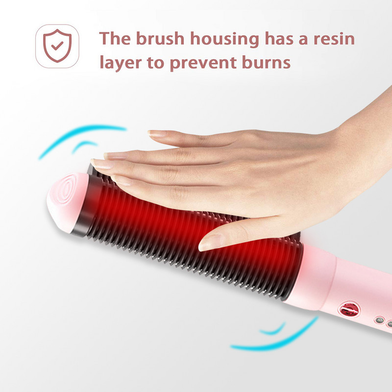 Profesionalni vrući češljevi, četka za ravnanje kose, keramički uvijač za kosu, grijana električna pametna četka, pegla za kosu