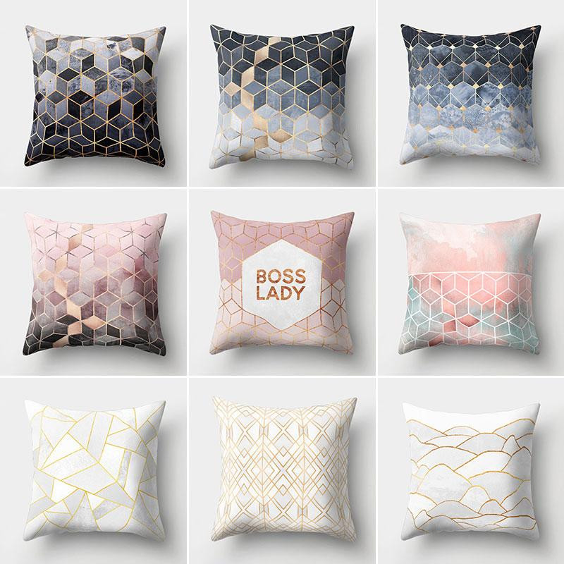 Husă de pernă din catifea Față de pernă Față de pernă de culoare solidă Cojines Decor Canapea Perne pentru cameră Husă de pernă Decorativă cu ridicata