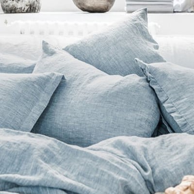 100% vászon párnahuzat ágyhoz egyszínű párnahuzat huzat 50*75 cm párnahuzat boríték Kényelmes lakberendezés