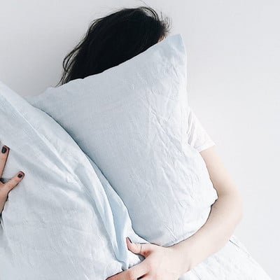 100% vászon párnahuzat ágyhoz egyszínű párnahuzat huzat 50*75 cm párnahuzat boríték Kényelmes lakberendezés