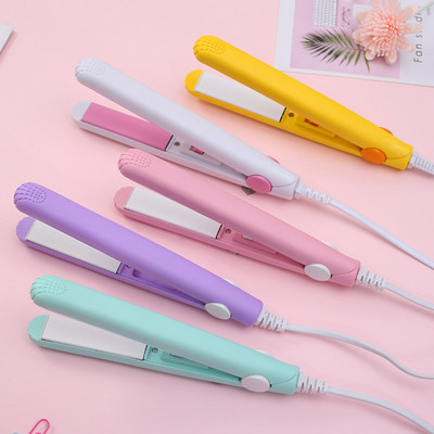 Mini Lisser Flat Iron Мини преса за коса Преносима електрическа преса за изправяне Маша за коса Бързо нагряване Инструменти за оформяне на коса