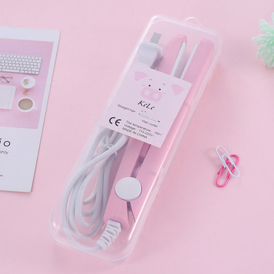 Mini Lisser Flat Iron Mini pegla za kosu Putna prijenosna električna pegla za ravnanje Uvijači za brzo zagrijavanje Alati za oblikovanje kose