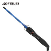 Aofeilei New Arrival professzionális 9 mm-es hajsütővas Hajhullám Körte Virág Kúp elektromos hajsütő pálca görgős hajformázó eszközök