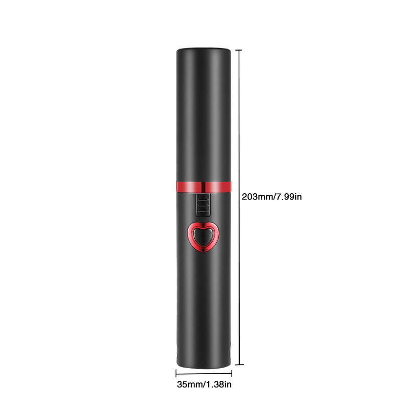 Mini vezeték nélküli hajvasaló USB újratölthető lapos vasaló gyorsfűtéses fésű vezeték nélküli fűtőfésűs hajkiegyenesítő hajcsavaró
