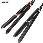 Negatív ionos hajkiegyenesítő hajcsavaró infravörös hajlapos LCD MCH melegítésű gyorstekercses egyenes hajszálas Pro hajformázó eszközök