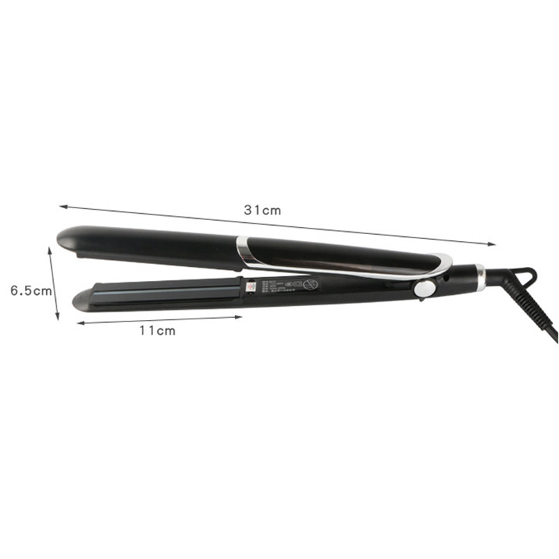 Negatív ionos hajkiegyenesítő hajcsavaró infravörös hajlapos LCD MCH melegítésű gyorstekercses egyenes hajszálas Pro hajformázó eszközök