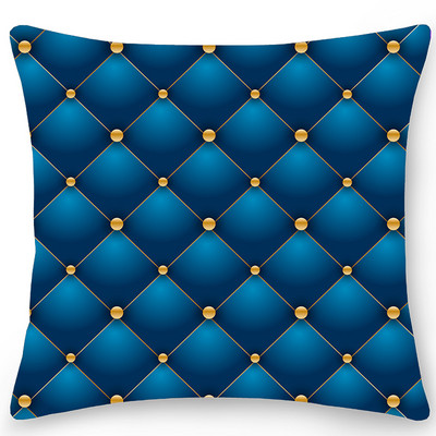 1db Geometric Print párnahuzat Kétoldalas poliészter párnahuzat lakberendezési párnahuzat autós kanapé párnahuzat otthoni dekoráció