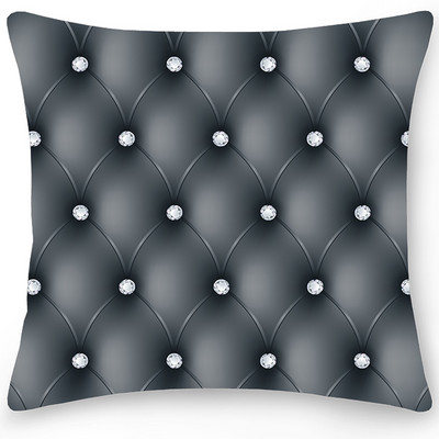 1db Geometric Print párnahuzat Kétoldalas poliészter párnahuzat lakberendezési párnahuzat autós kanapé párnahuzat otthoni dekoráció