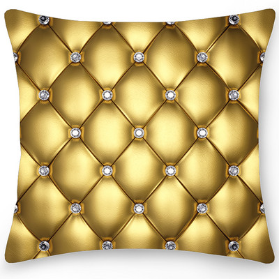 1db Geometric Print párnahuzat Kétoldalas poliészter párnahuzat lakberendezési párnahuzat autós kanapé párnahuzat otthoni dekoráció