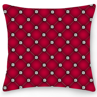 1db Geometric Print párnahuzat Kétoldalas poliészter párnahuzat lakberendezési párnahuzat autós kanapé párnahuzat otthoni dekoráció