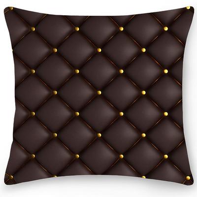 1db Geometric Print párnahuzat Kétoldalas poliészter párnahuzat lakberendezési párnahuzat autós kanapé párnahuzat otthoni dekoráció