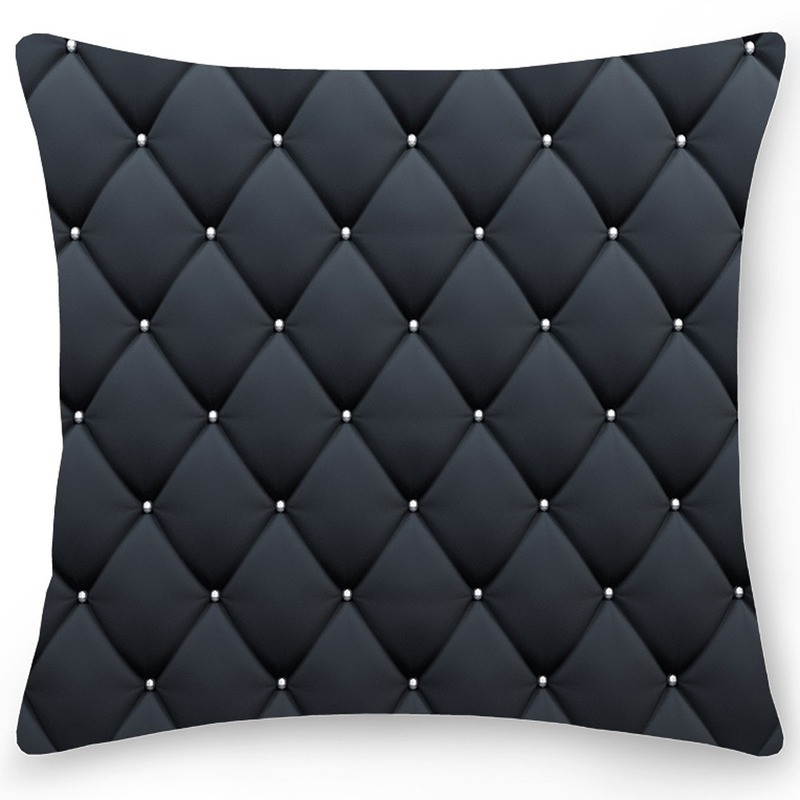 1db Geometric Print párnahuzat Kétoldalas poliészter párnahuzat lakberendezési párnahuzat autós kanapé párnahuzat otthoni dekoráció