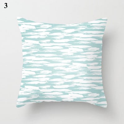 Boho menta zöld párnahuzat dekoratív párnahuzat 45*45 cm modern geometriájú nyomtatás párnahuzat kanapé kanapé kidobó párnahuzat