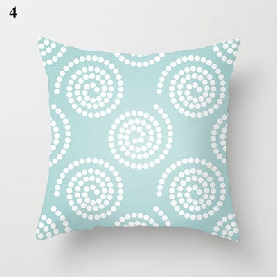 Boho menta zöld párnahuzat dekoratív párnahuzat 45*45 cm modern geometriájú nyomtatás párnahuzat kanapé kanapé kidobó párnahuzat