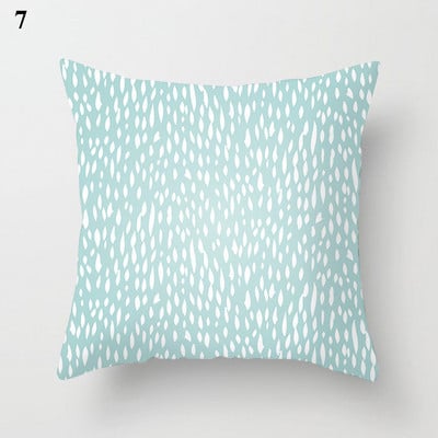 Boho menta zöld párnahuzat dekoratív párnahuzat 45*45 cm modern geometriájú nyomtatás párnahuzat kanapé kanapé kidobó párnahuzat