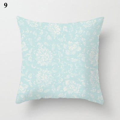 Boho menta zöld párnahuzat dekoratív párnahuzat 45*45 cm modern geometriájú nyomtatás párnahuzat kanapé kanapé kidobó párnahuzat